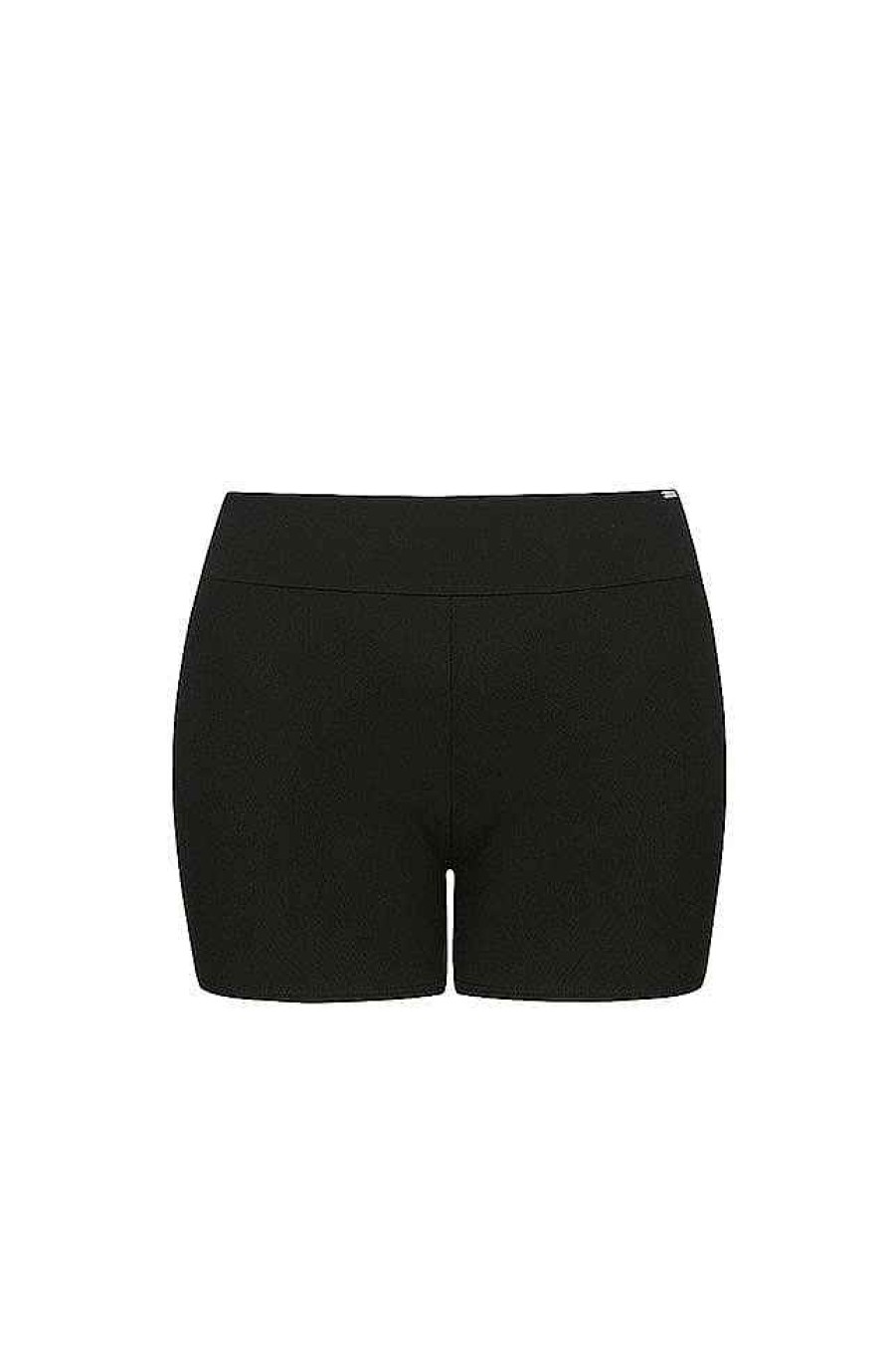 Swimwear Capriosca Black | Chlorine Resistant Black Boyleg Swim Shorts