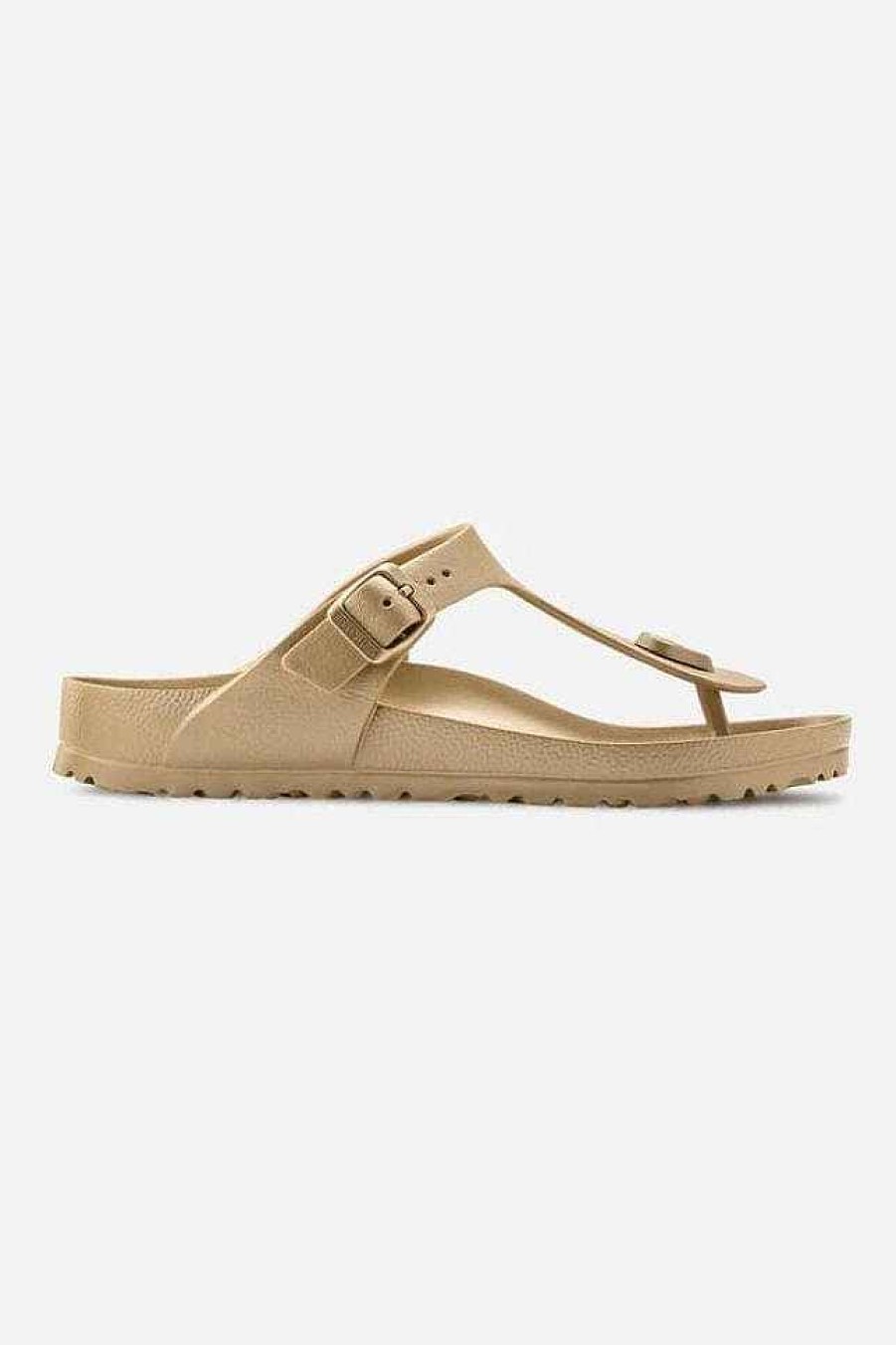 Beach Wear Capriosca Birkenstocks | Birkenstock Gizeh Glamour Gold Eva Regular Sandal