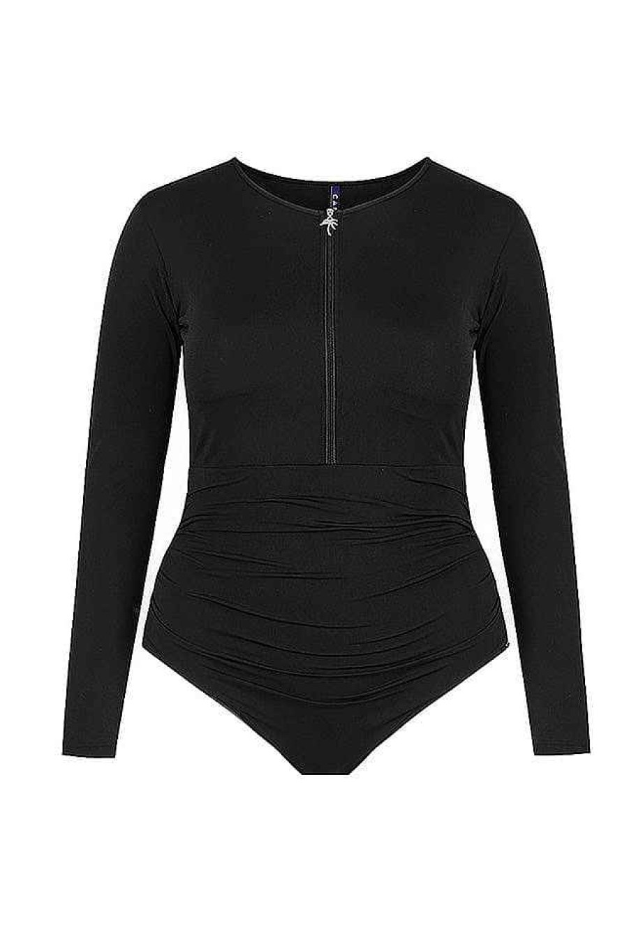 Swimwear Capriosca Long Sleeve | Chlorine Resistant Long Sleeve One Piece Swimsuit