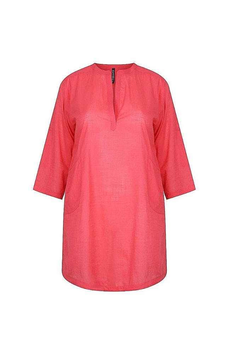 Beach Wear Capriosca Beach Dresses | Cotton Over Shirt Punch