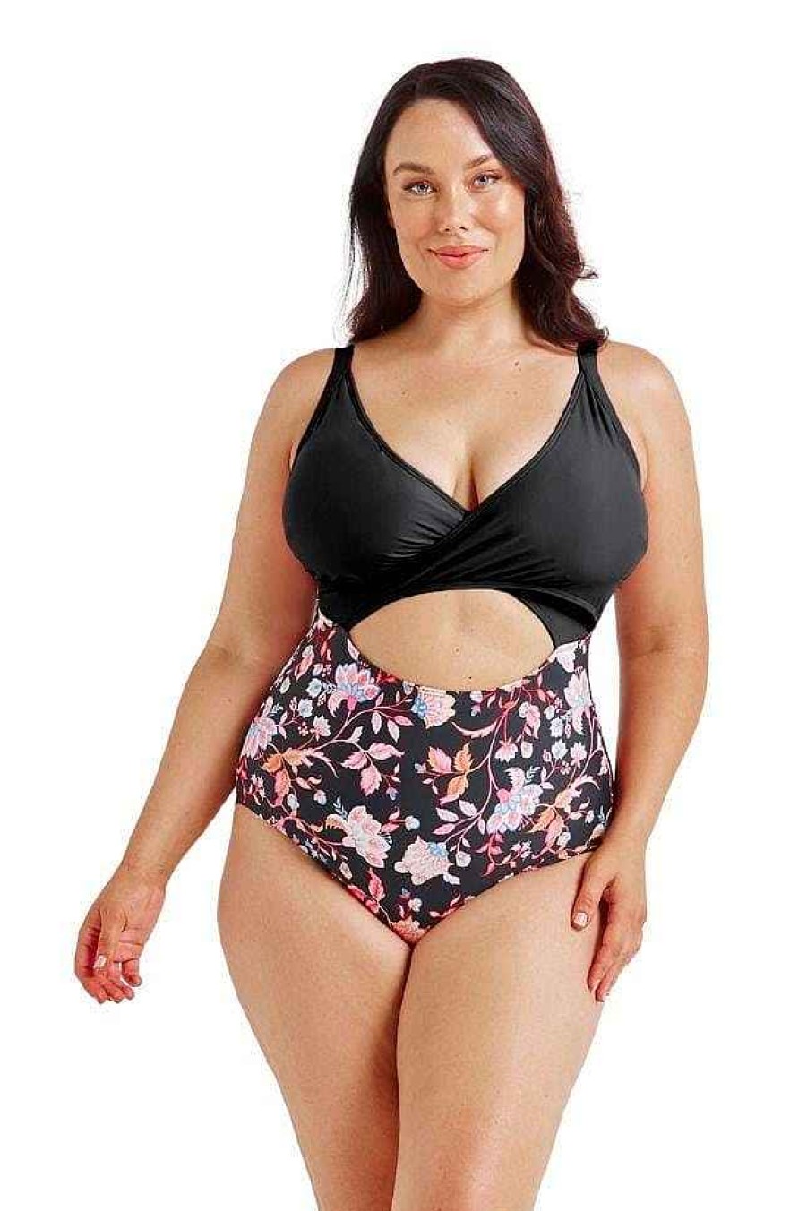 Swimwear Capriosca Plus Size One Pieces | Corsica One Piece Bikini Swimsuit