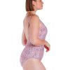 Swimwear Capriosca Underwire | Amalfi Pink Scoop Underwire One Piece