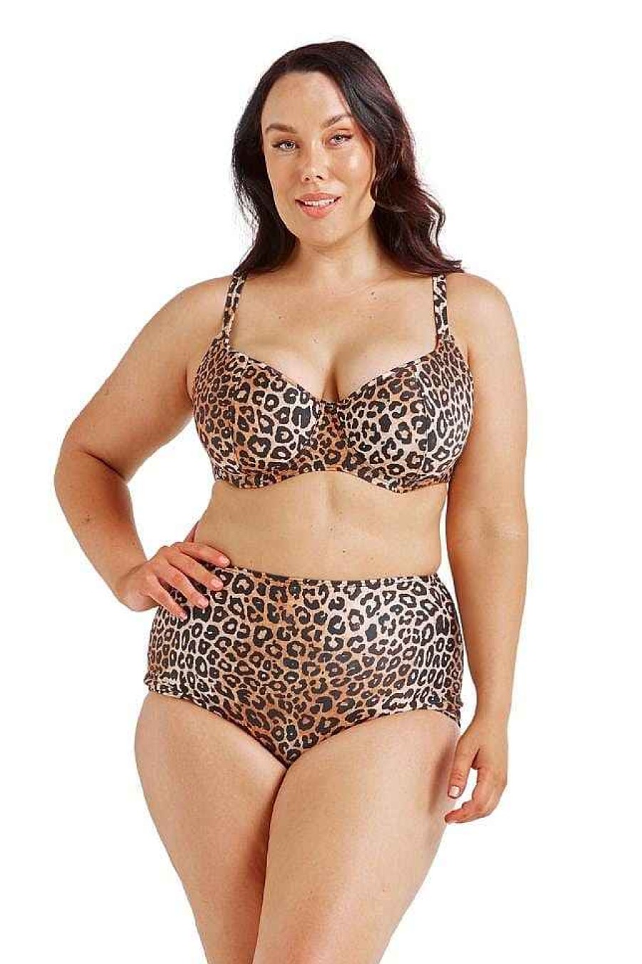 Swimwear Capriosca Underwire | Leopard Underwire Bikini Top | Sustainable Swimwear