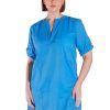 Beach Wear Capriosca Beach Dresses | Cotton Over Shirt Provence Blue