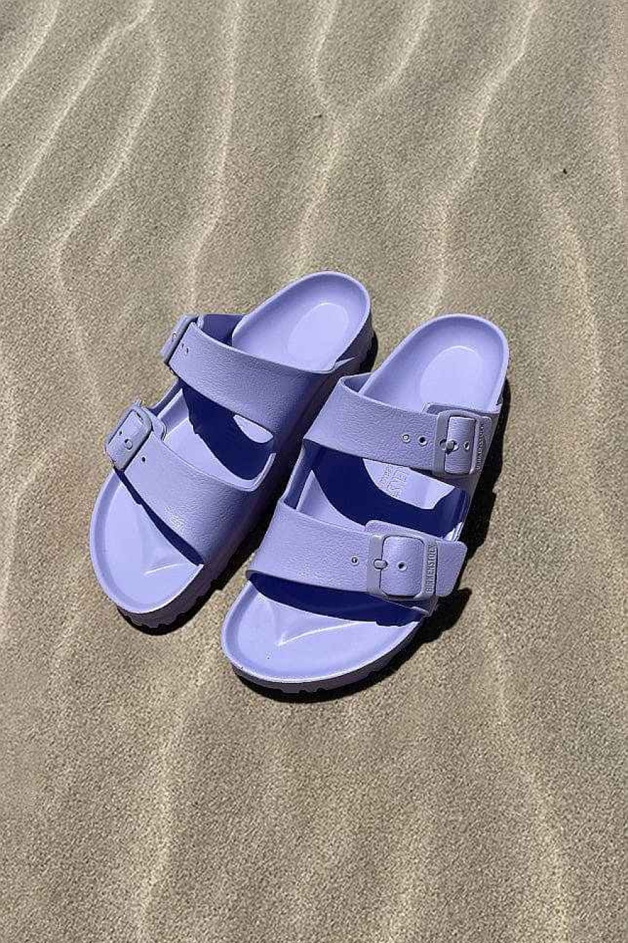 Beach Wear Capriosca Birkenstocks | Birkenstock Arizona Eva Purple Fog Narrow Women'S Sandal