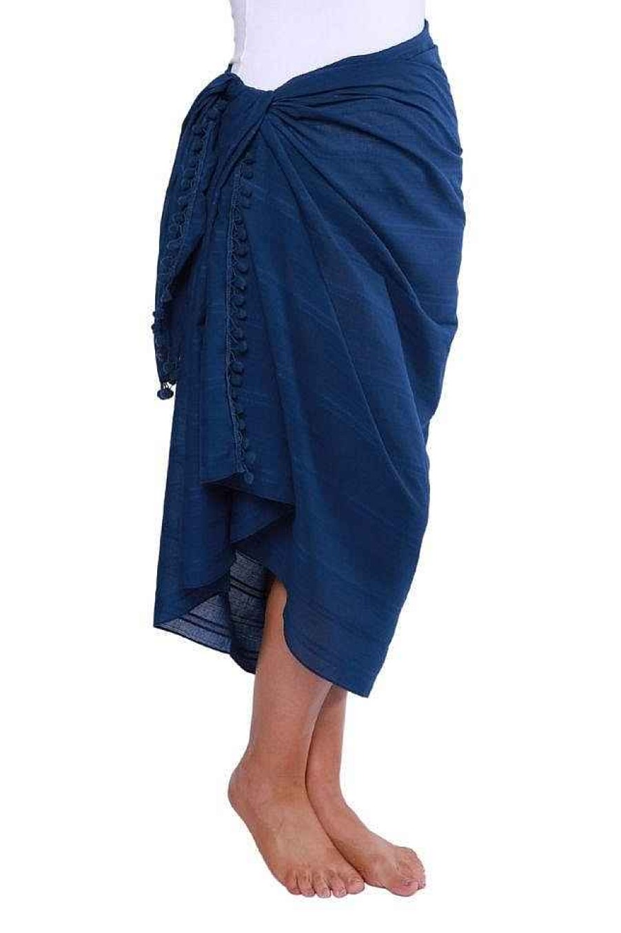 Beach Wear Capriosca Sarong | Navy Sarong