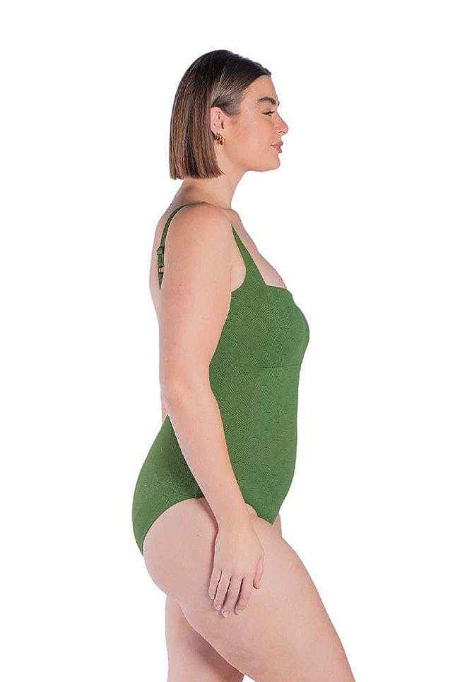 Swimwear Capriosca Low Back | Acapulco Fresh Square Neck One Piece