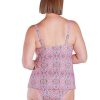 Swimwear Capriosca Loose Fitting | Amalfi Pink Scooped Tankini Top