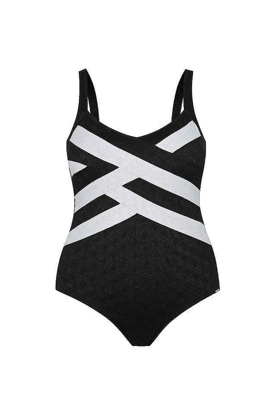 Swimwear Capriosca Low Back | Acapulco Criss Cross One Piece Swimsuit