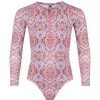 Swimwear Capriosca High Neck | Amalfi Pink Kids Long Sleeve One Piece