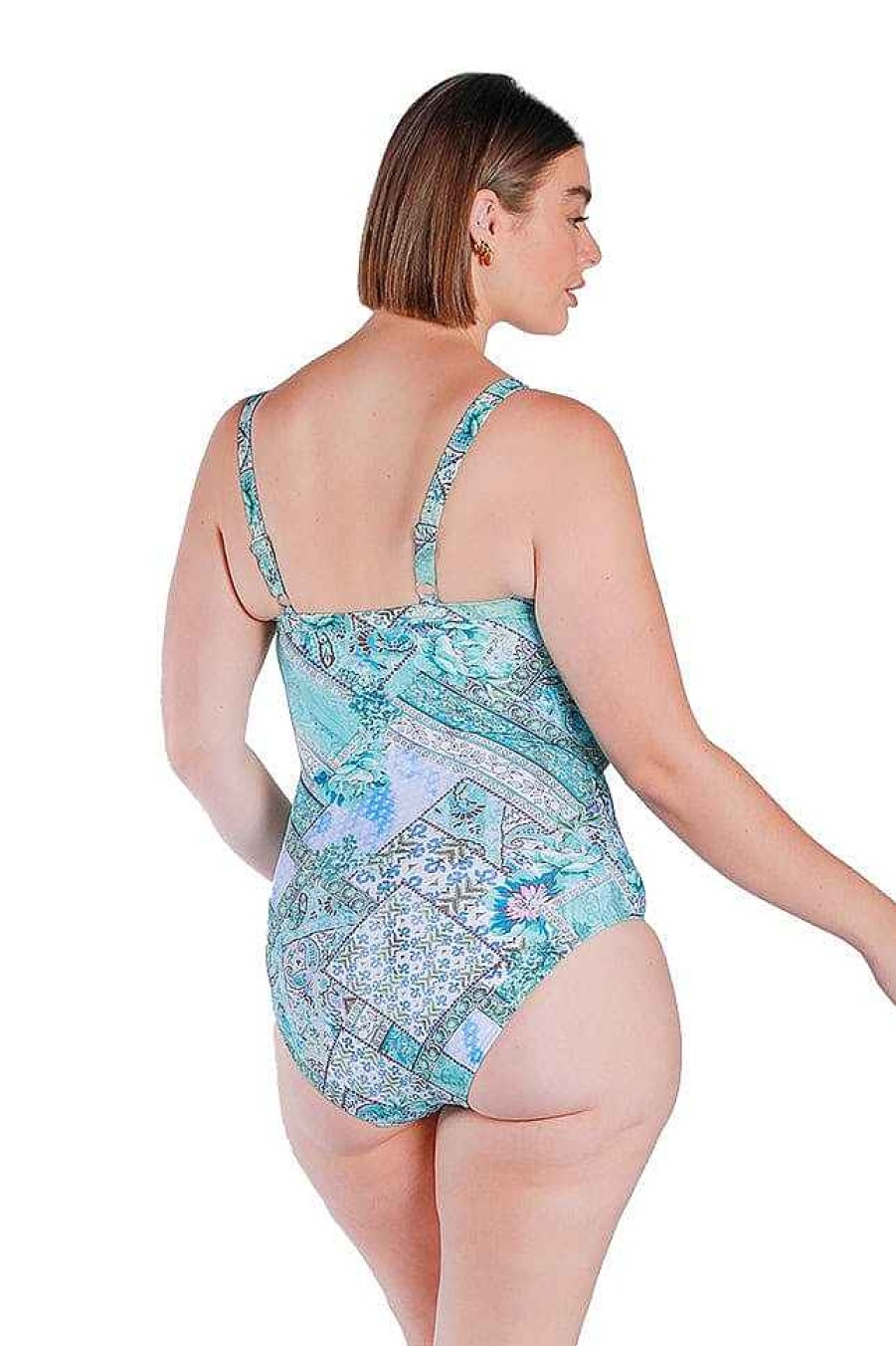 Swimwear Capriosca Tummy Control | Whitehaven 3 Tier One Piece