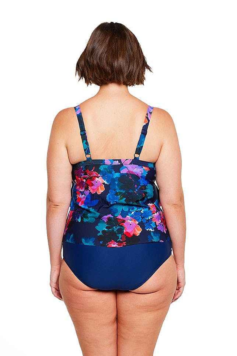 Swimwear Capriosca Loose Fitting | Montego 3 Tier Tankini Top