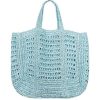 Beach Wear Capriosca Beach Bags | Large Raffia Beach Bag - Sky Blue